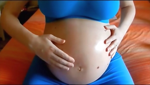 Pregnant Belly ASMR (Short Version)